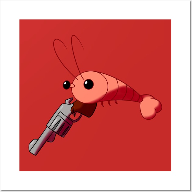 Pistol Shrimp Wall Art by WatermelonSoap